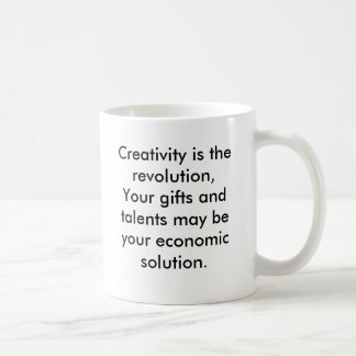 Taza De Café La creatividad es la revolución, sus regalos y
