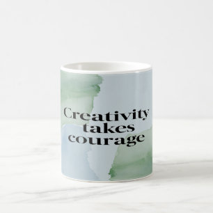Taza De Café La creatividad requiere valentía
