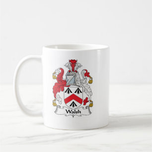 Taza De Café La cresta de la familia del clan de Walsh