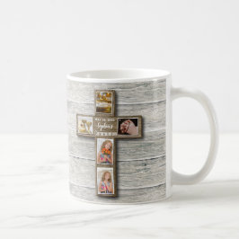 Taza De Café La Cruz Rusa de la Madera, primero la foto de la S