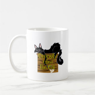 Taza De Café la curiosidad mató al gato, pero la satisfacción t