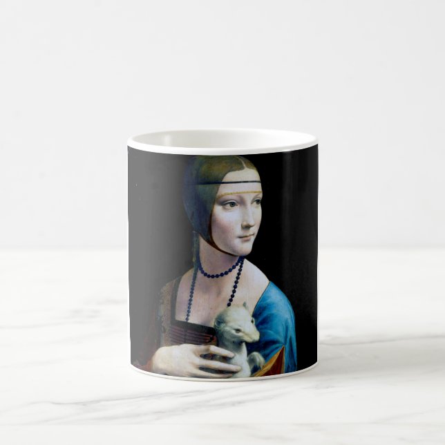 Taza De Café La Dama con un Ermio, Leonardo da Vinci (Centro)