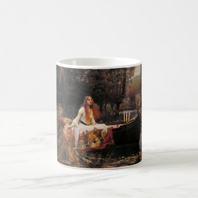 Taza De Café La dama de Shalott (Belleza medieval) (Centro)