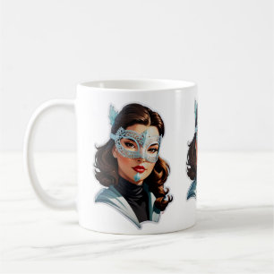 Taza De Café La dama enmascarada veneciana