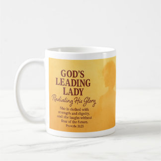 Taza De Café La dama líder de Dios