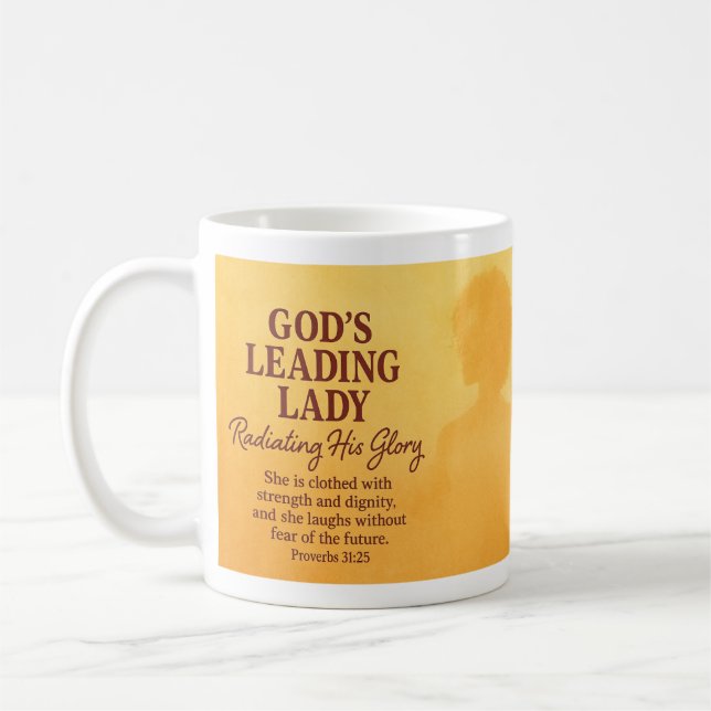 Taza De Café La dama líder de Dios (Izquierda)