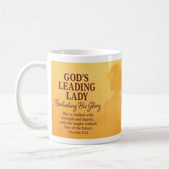 Taza De Café La dama líder de Dios (Izquierda)
