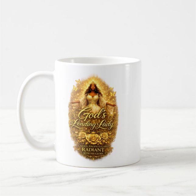 Taza De Café La Dama Líder de Dios (Izquierda)