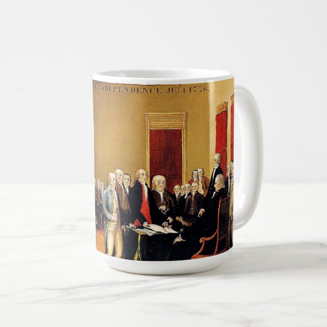 Taza De Café La Declaración de Independencia (Anverso derecho)