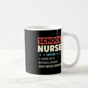Taza De Café La definición de enfermero de escuela divertida de