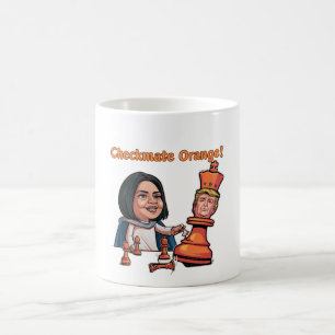 Taza De Café La Derrota Del Rey Naranja
