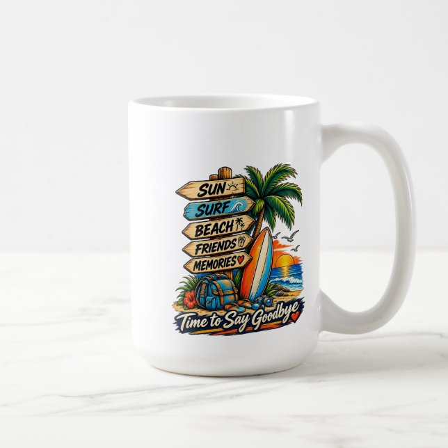 Taza De Café La despedida de verano (Derecha)