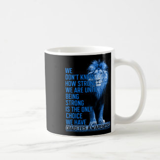 Taza De Café La Diabetes De León Azul Tipo 1 Es La Única