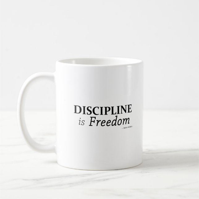 Taza De Café La disciplina es libertad (Izquierda)
