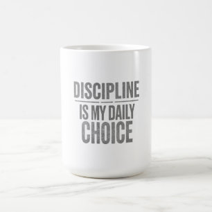 Taza De Café La disciplina es mi elección diaria – Motivación p