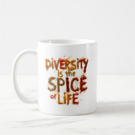 Taza De Café La diversidad es la sal de la vida - Espacio segur