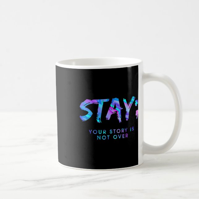 Taza De Café La diversión, quédate tu historia no terminó (Derecha)