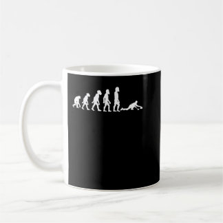 Taza De Café La divertida Evolución de la Evolución del Curling