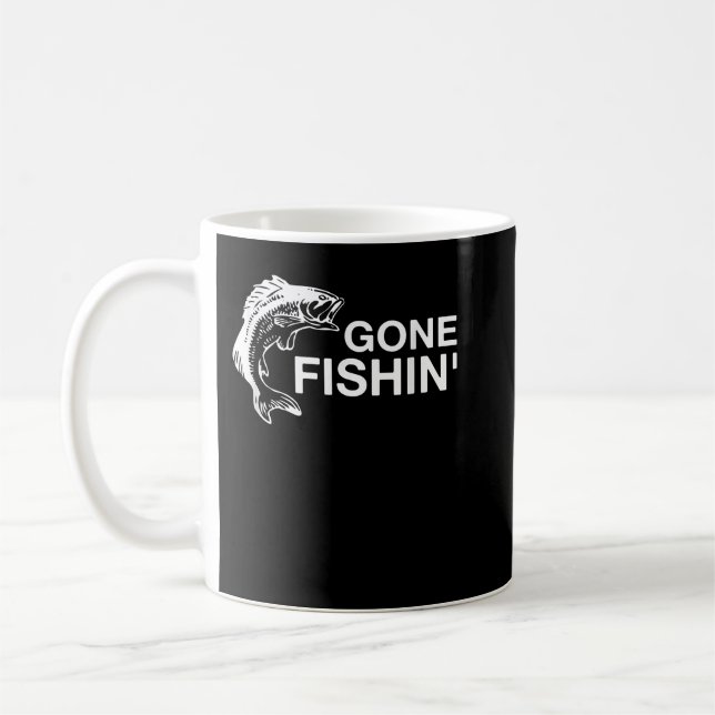 Taza De Café La divertida pesca de tonterías (Izquierda)