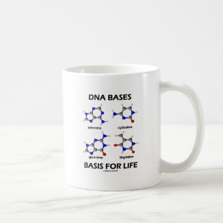 Taza De Café La DNA basa la base para la vida (las moléculas de