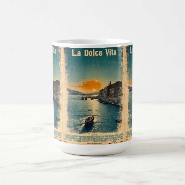 Taza De Café . La Dolce Vita - Inspired by 1960s Posters (Centro)
