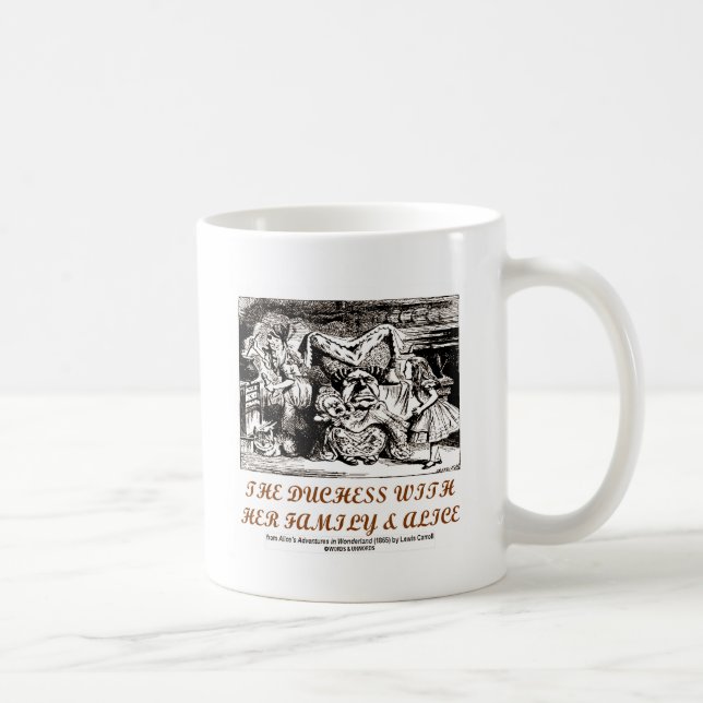 Taza De Café La Duquesa Con Su Familia Y Alicia (País De Las Ma (Derecha)