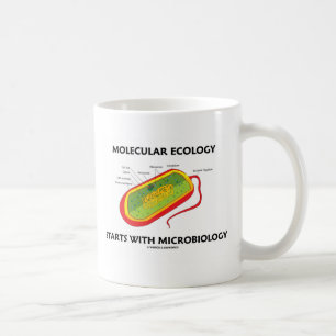 Taza De Café La Ecología Molecular Empieza Con La Microbiología
