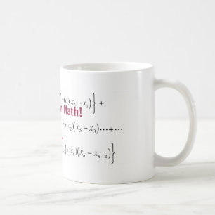 Taza De Café ¡la ecuación, allí no es ningún i en matemáticas!