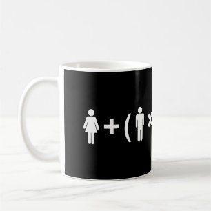 Taza De Café La ecuación del amor para hombres