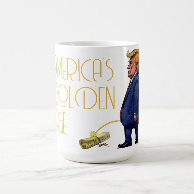 Taza De Café La edad de oro de Estados Unidos (Centro)