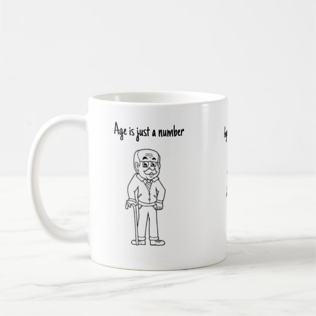 Taza De Café La edad es sólo un número (Izquierda)