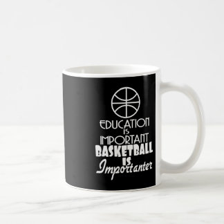 Taza De Café La educación es importante el básquetbol