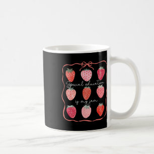 Taza De Café La educación especial es mi jam Sped Teacher Byck 