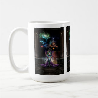 Taza De Café La Elegancia De Trilia Fractal Portrait NSE