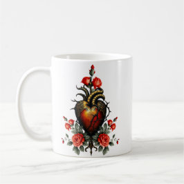 Taza De Café La elegancia gótica del corazón
