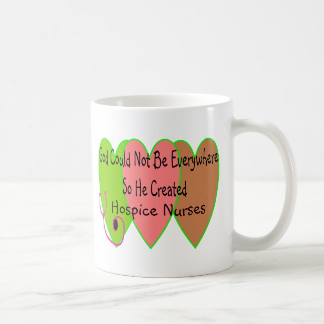 Taza De Café La enfermera "dios del hospicio no podría estar (Derecha)