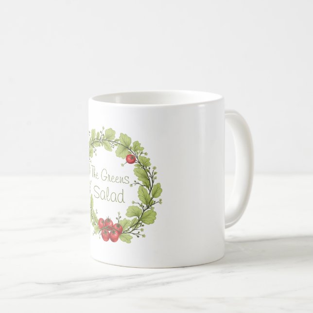 Taza De Café La ensalada de los Verdes (Anverso derecho)