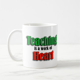 Taza De Café La enseñanza es un trabajo de la versión de texto