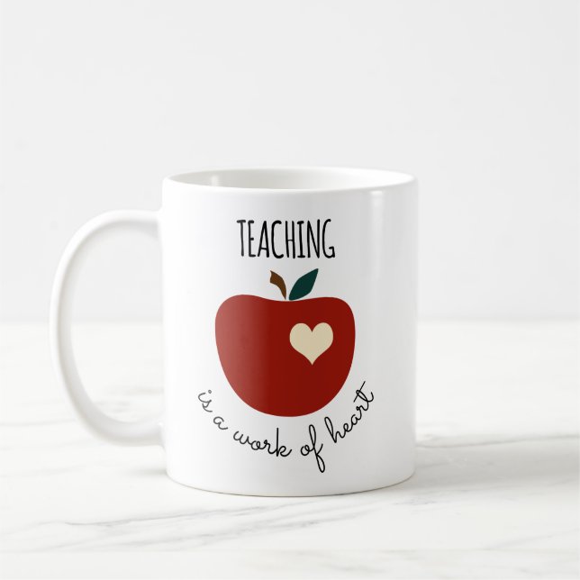 Taza De Café La enseñanza personalizada es un trabajo del (Izquierda)