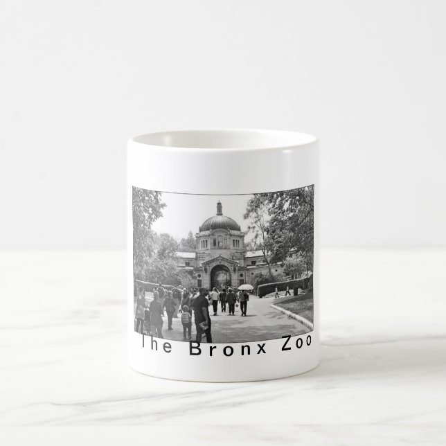Taza De Café La entrada del parque zoológico de Bronx (Centro)