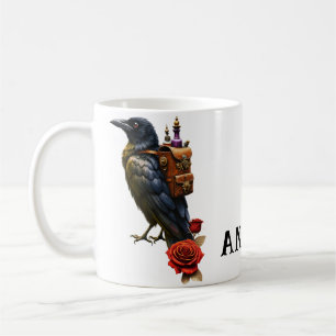 Taza De Café La entrega de relojería del cuervo