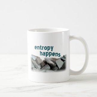 Taza De Café la entropía sucede
