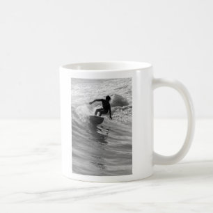 Taza De Café La Escala De Grises De Onda