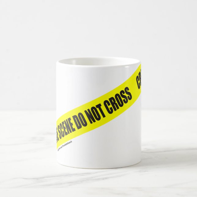 TAZA DE CAFÉ LA ESCENA DEL CRIMEN NO CRUZA (Centro)