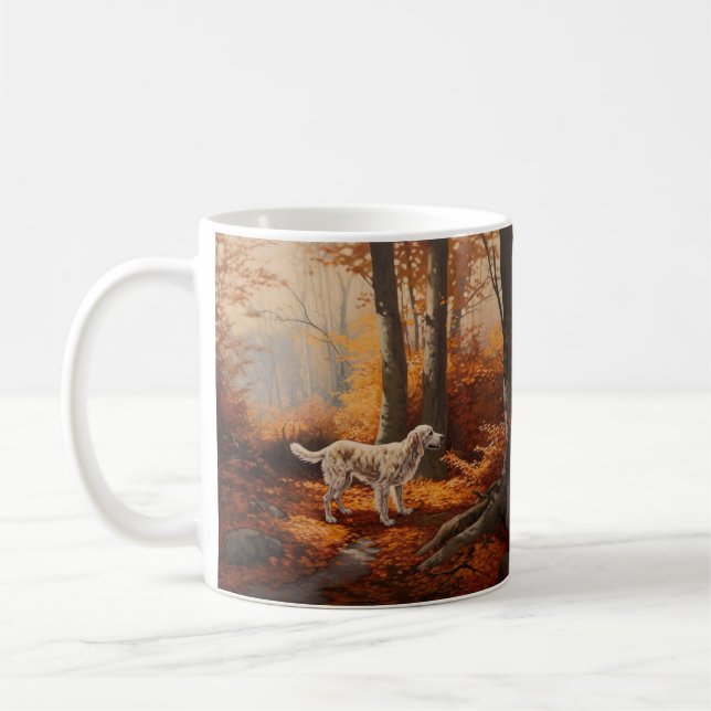 Taza De Café La escena inglesa en otoño se inspira (Izquierda)
