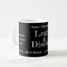 Taza De Café La escritura de búsqueda bereana personalizada en