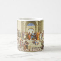 La escuela del fresco de Atenas de Raffaello