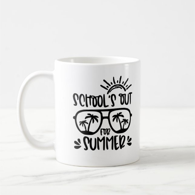Taza De Café La escuela está fuera para el verano Mug - el rega (Izquierda)