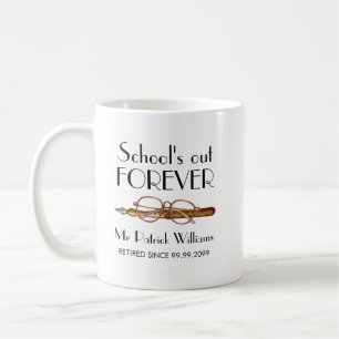 Taza De Café La escuela se retira para siempre como profesor vi