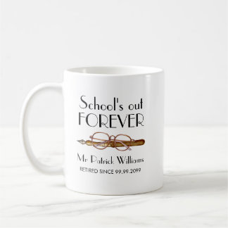 Taza De Café La escuela se retira para siempre como profesor vi